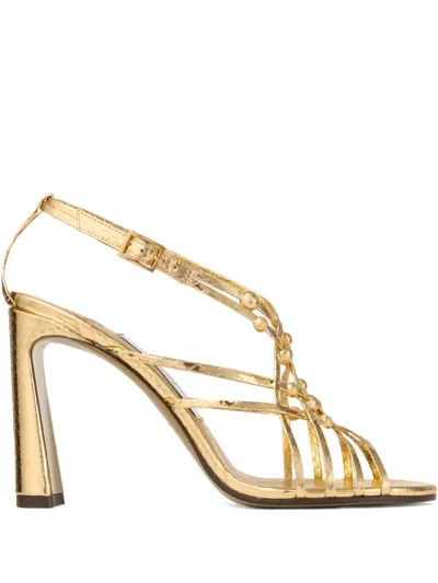 Jimmy Choo 90mm Leather Heeled Sandals