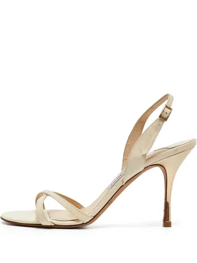 Pre-owned Jimmy Choo 90mm Patent Sandals