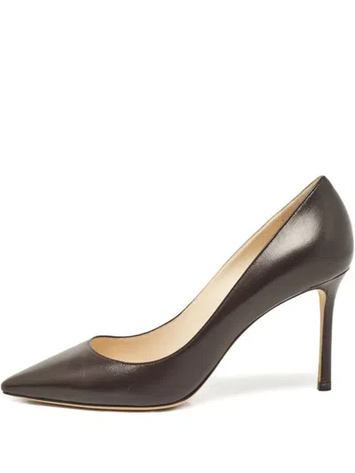 Pre-owned Jimmy Choo 90mm Pointed-toe Heeled Pumps