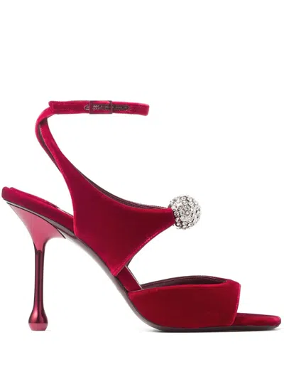 JIMMY CHOO 95 ORB SANDALS