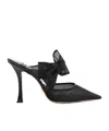 Jimmy Choo 95mm Bow-detail Pumps In Black