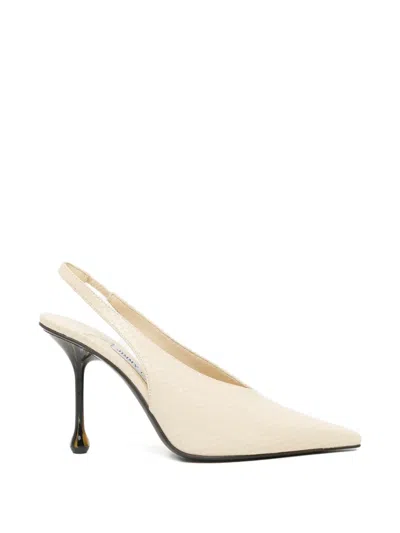 Jimmy Choo 95mm Isa Pumps In Neutral