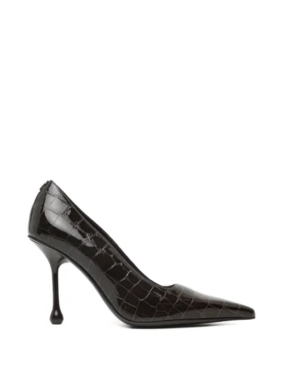 Jimmy Choo 95mm Ixia Pumps In Brown