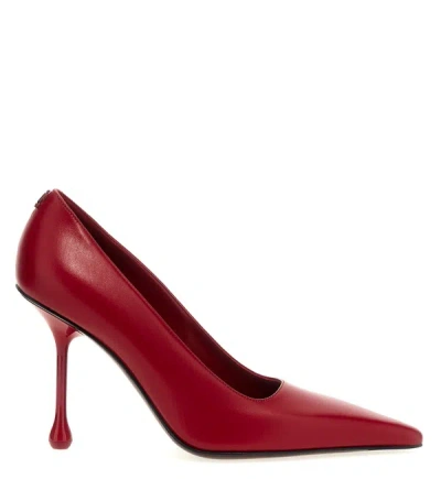 Jimmy Choo 95mm Ixia Pumps In Red
