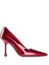 Jimmy Choo Pointed High Heels In Red