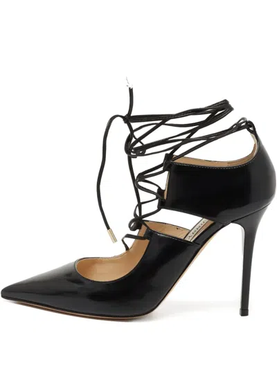 Pre-owned Jimmy Choo 95mm Leather Pumps