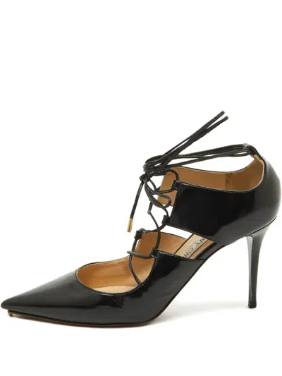 Pre-owned Jimmy Choo 95mm Patent Leather Pumps