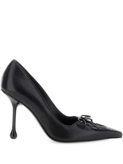 Jimmy Choo 95mm Scarlet Lace-up Pumps