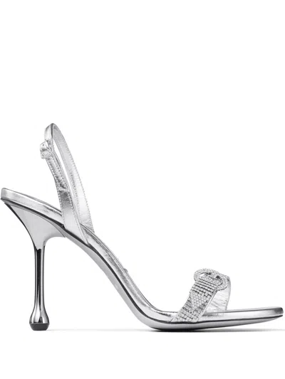 JIMMY CHOO 95MM TABATHA SANDALS