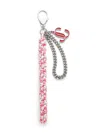 Jimmy Choo Braided Rope Charm In シルバートーン