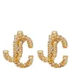 Jimmy Choo Crystal-embellished Jc Stud Earrings