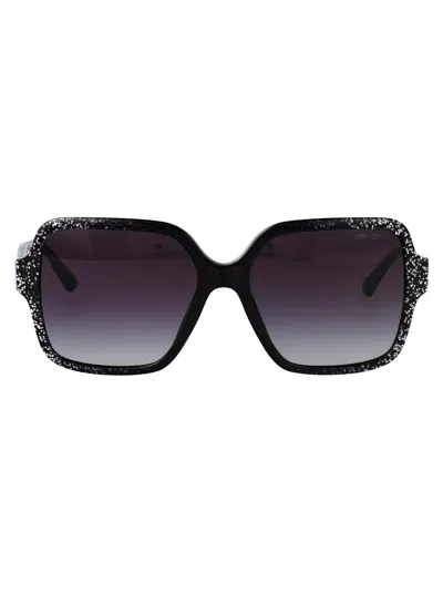 JIMMY CHOO JIMMY CHOO ACETATE BLACK SUNGLASSES