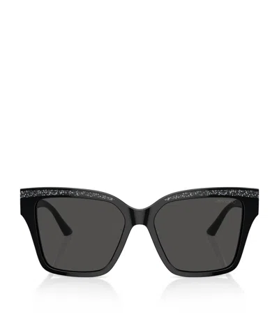 Jimmy Choo Eyewear Square Frame Sunglasses In Black