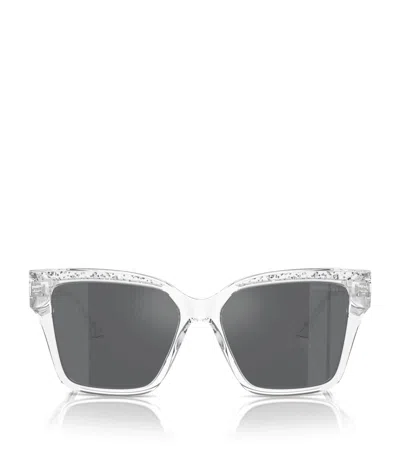 Jimmy Choo Acetate Jc5003 Sunglasses In Clear