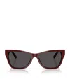Jimmy Choo Acetate Jc5024hu Sunglasses In Red