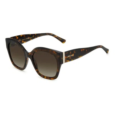 Jimmy Choo Acetate Women's Sunglasses In Brown