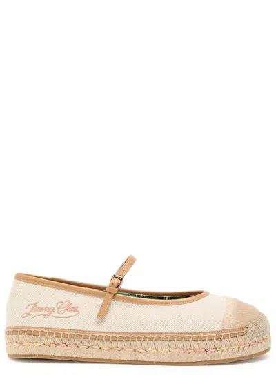 Jimmy Choo Aciel Canvas Espadrille Flats