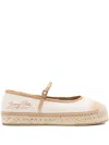 Jimmy Choo Aciel Flat Espadrilles In Neutral