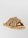 Jimmy Choo Aciel Woven Flat Sandals