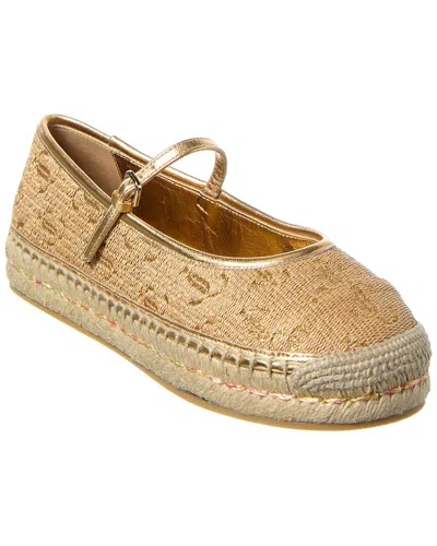 JIMMY CHOO JIMMY CHOO ACIEL RAFFIA & LEATHER ESPADRILLE