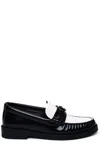 Jimmy Choo Mocassini Addie In Pelle Bicolor Donna
