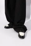 Jimmy Choo Mocassini Addie In Pelle Bicolor Donna In Black