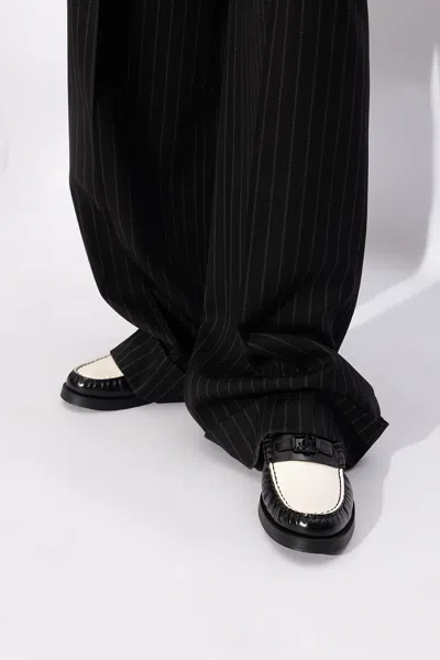 JIMMY CHOO JIMMY CHOO ‘ADDIE’ LEATHER LOAFERS