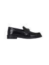 Jimmy Choo Addie Logo-plaque Leather Loafers In Black