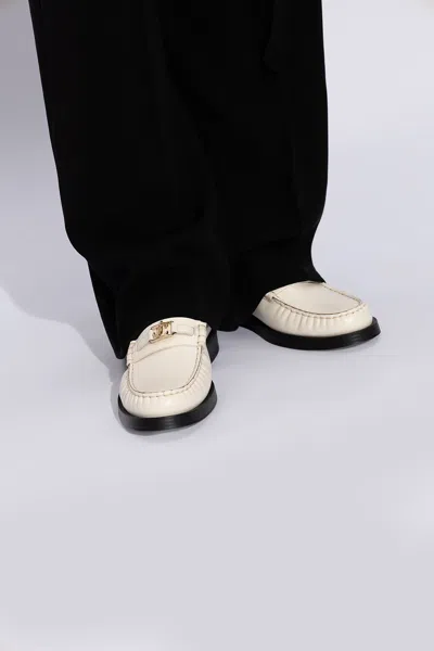 Jimmy Choo ‘addie' Loafers In White