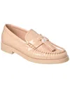 Jimmy Choo Addie Pearl Patent Loafer In Pink