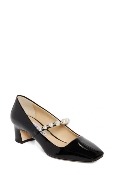 Jimmy Choo Ade Mary Jane Pump In Black/white