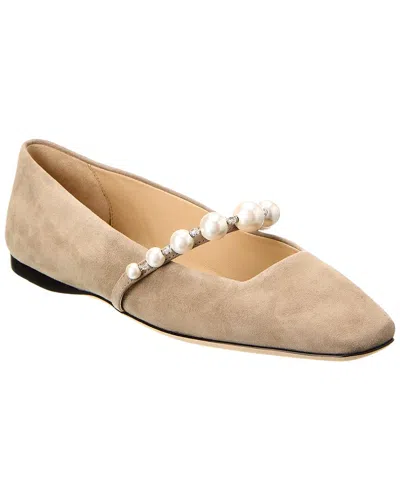 JIMMY CHOO JIMMY CHOO ADE SUEDE FLAT