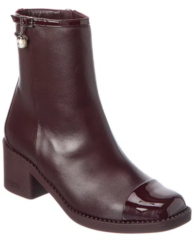 Jimmy Choo Adry 60 Leather Bootie In Red