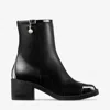 Jimmy Choo Andry 60 Leather Ankle Boots In Black