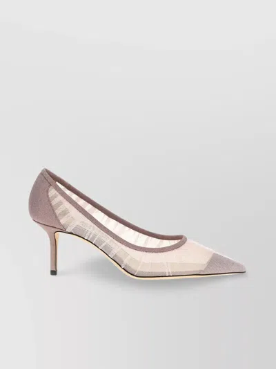 JIMMY CHOO 'AFFECTION' KITTEN HEEL PUMPS