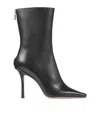 Jimmy Choo Agathe 100 Ankle Boots Black In Black