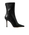 Jimmy Choo Agathe 100 Ankle Boots Black In Black