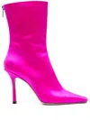 Jimmy Choo Woman Ankle Boots Fuchsia Size 10 Textile Fibers In Pink