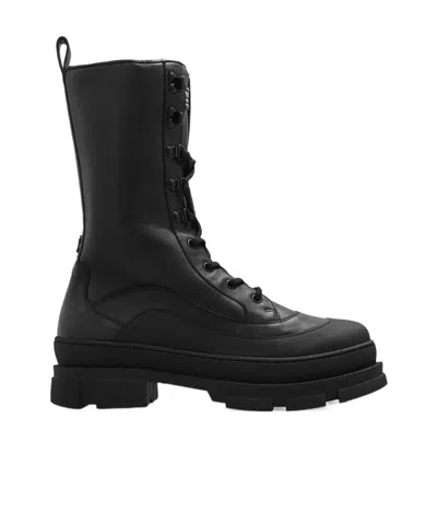 Jimmy Choo Aldea Lace-up Boots In Black
