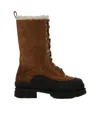 Jimmy Choo Aldea Lace-up Boots In Brown
