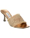 Jimmy Choo Alexia 70 Woven Lurex Mules