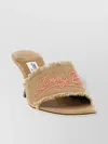 Jimmy Choo Sabot Alexia 70 In Tessuto Beige  Donna