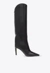JIMMY CHOO ALIZZE 85 KNEE-HIGH LEATHER BOOTS