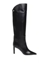Jimmy Choo Alizze 85mm Leather Boots In Black