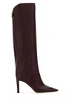 Jimmy Choo Tyrian Purple Leather Alizze Boots