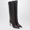 Jimmy Choo Alizze Knee Boot 85 Color Merlot Women In Brown