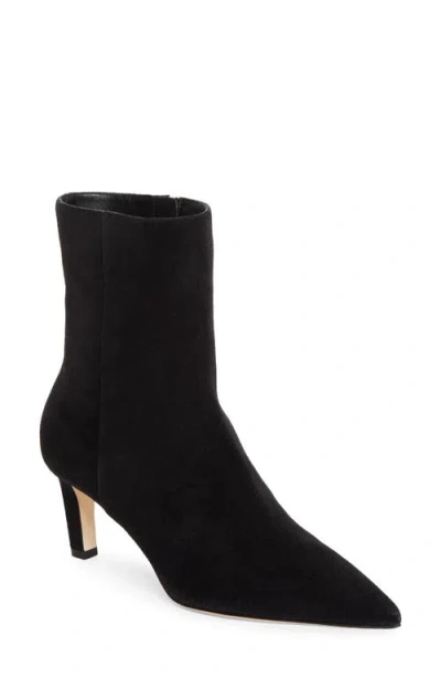 Jimmy Choo Alizze Suede Ankle Booties In Black