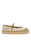 Jimmy Choo Canvas Sky Espadrilles Round Toe