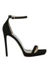 Jimmy Choo Alva 120 Heel Sandals In Black