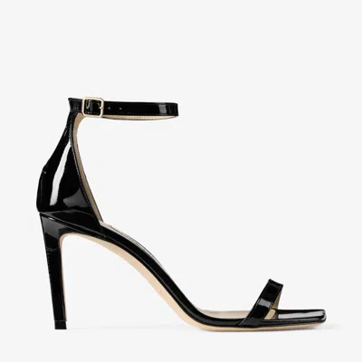 Jimmy Choo 85mm Alva Sandals In Black